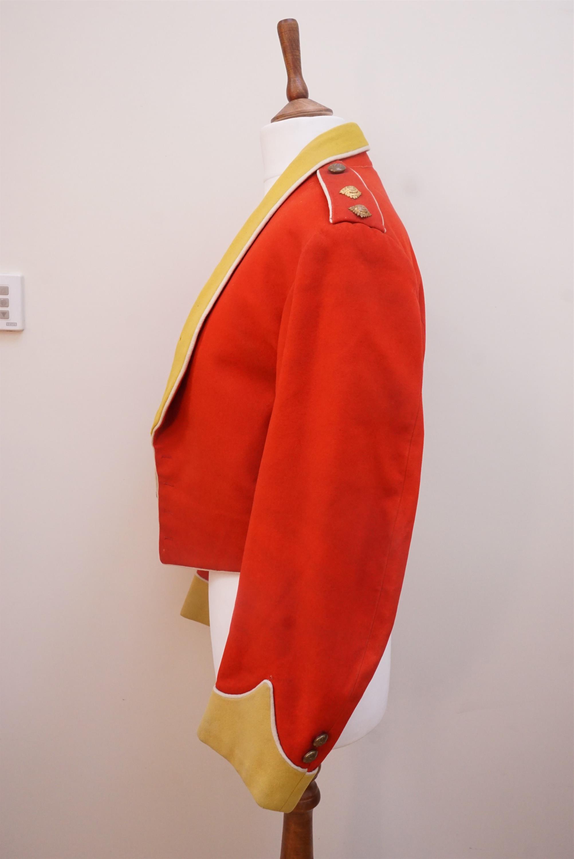 A late 19th / early 20th Century Border Regiment officer's mess dress jacket and vest, together with - Image 3 of 12