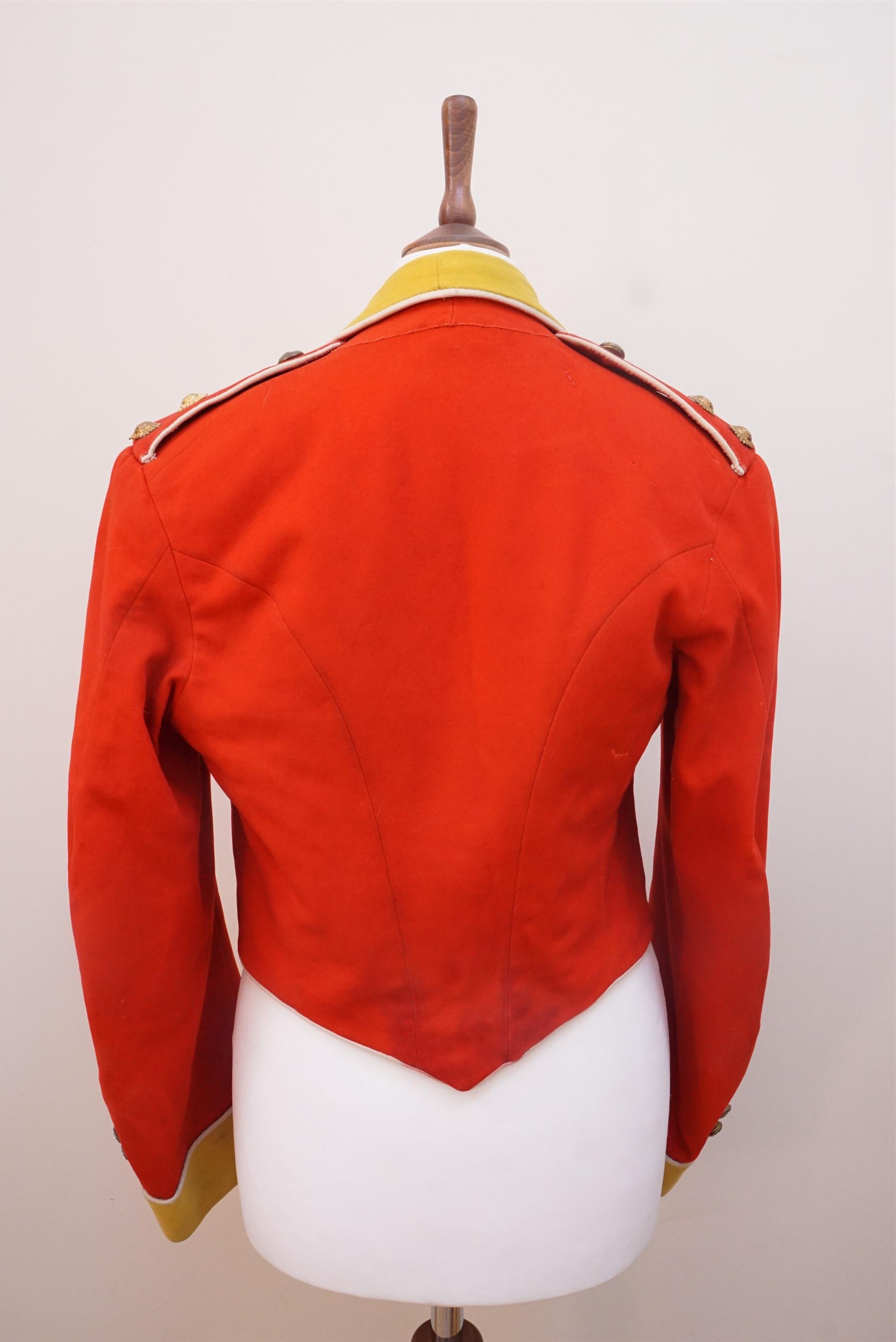 A late 19th / early 20th Century Border Regiment officer's mess dress jacket and vest, together with - Image 5 of 12