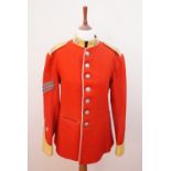An early 20th Century 4th Volunteer Battalion Border Regiment sergeant's frock