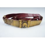 A Victorian Grenadier Guards officer's dress sword belt