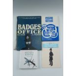 Three books on Police badges, uniforms and equipment, together with Pascal's "Collectible Pocket