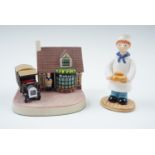 A Robert Harrop Camberwick Green Collection "The Bakery" and "Mickey Murphy", tallest 10.5 cm