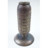 An inert Great War Imperial German Model 1914 rifle grenade and ranging disc