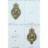 56th and 58th Regiment glengarry badges