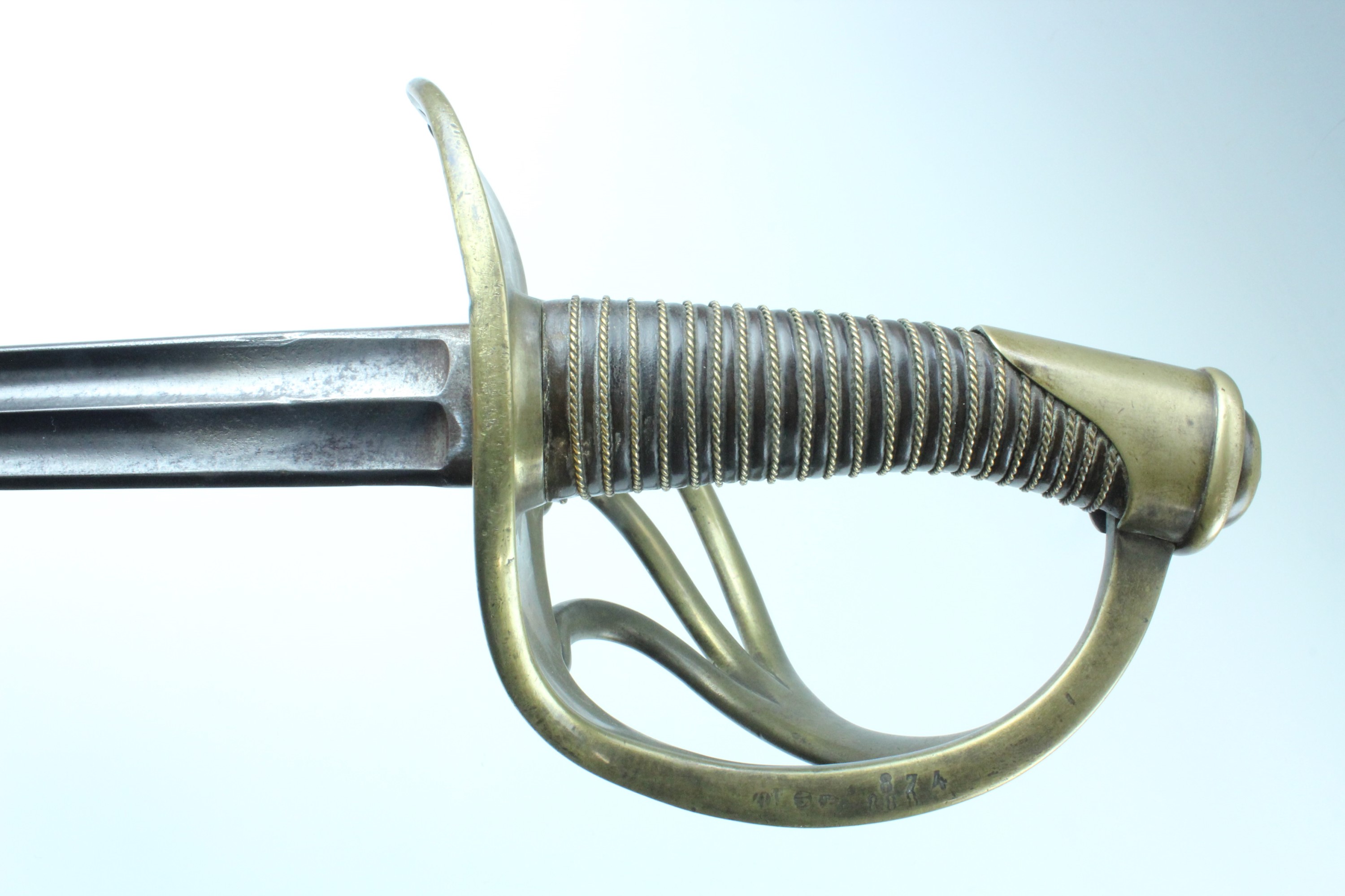 A French Model 1816 heavy cavalry sword, dated 1819 - Image 3 of 11