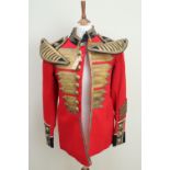 A 1930s Scots Guards musician's dress tunic