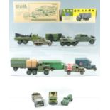 Matchbox and Dinky die-cast model military vehicles