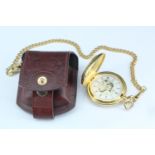 A cased Franklin Mint collector's pocket watch