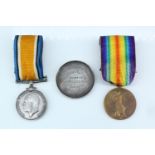 [ Westmorland and Cumberland Yeomanry ] British War and Victory Medals to 32603 Pte R Brown,