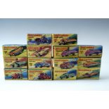 14 boxed Matchbox die-cast cars including "Rola-matics" etc