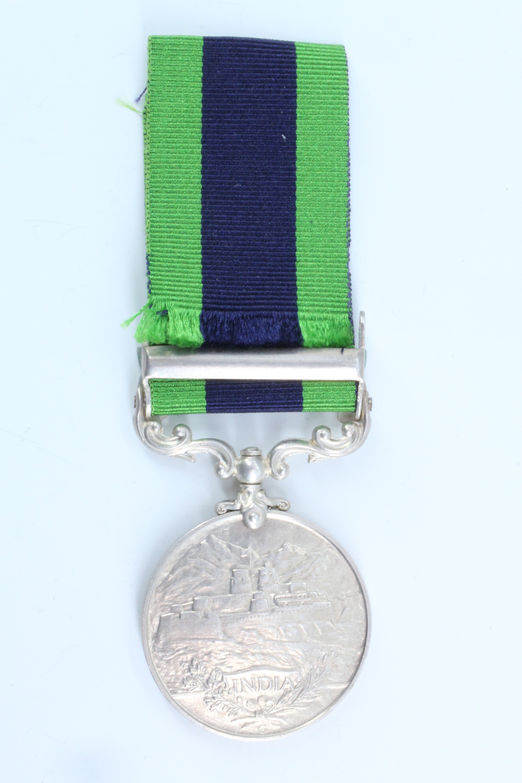 An India General Service Medal with Waziristan 1921-24 clasp to 4610118 Pte W Batty, The Duke of - Image 2 of 4