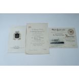 Documents pertaining two the Clyde built warships HMS Argyll and HMS Colossus in 1904 and 1910