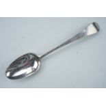 A Georgian silver Hanoverian table spoon, William Sumner I, London, 1782, 59 g, 21 cm