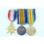 A 1914-15 Star with British War and Victory Medals to 5782 Sjt W H Willmott, Border Regiment