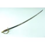 A US Civil War Union Model 1860 cavalry sword