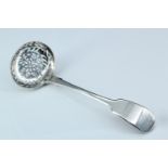 An early 19th Century silver fiddle pattern sugar sifter spoon, John, Henry & Charles Lias,