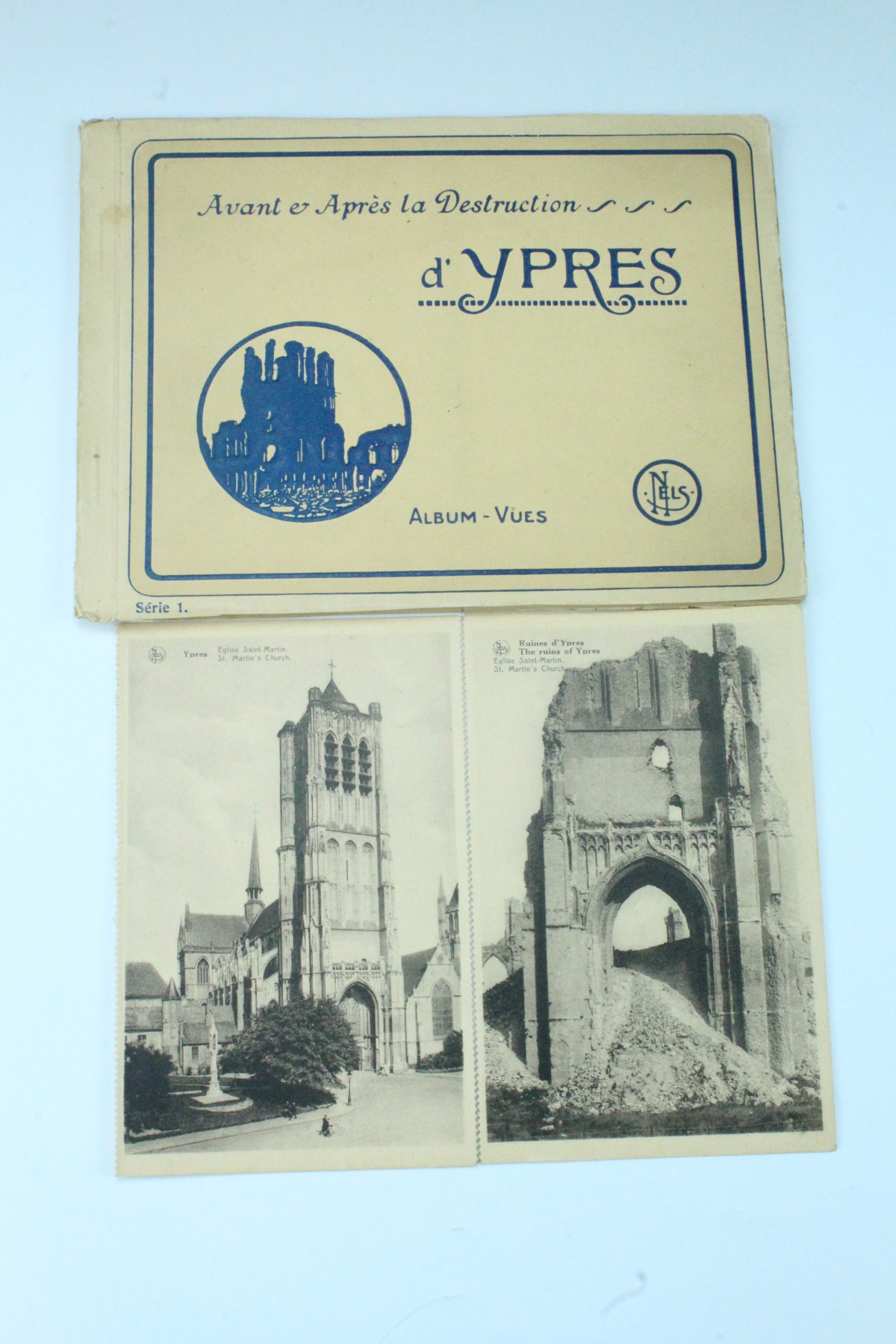 A small group of Great War ephemera and printed matter comprising a Michelin Guide to Ypres and - Image 3 of 8