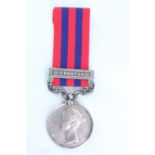 An India General Service Medal with Bhootan clasp impressed to 701 T Bryan, H MS 55th Regt