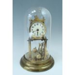 A late 19th / early 20th Century torsion clock, 29 cm