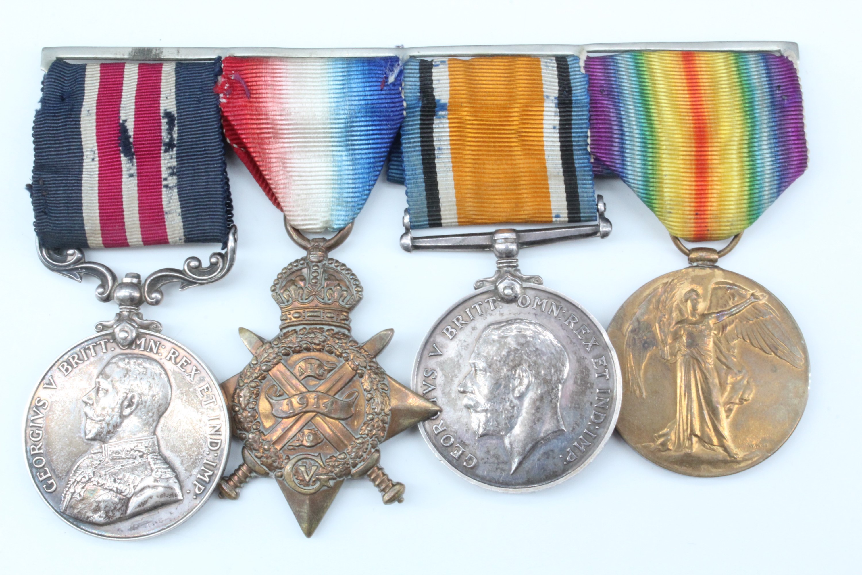 A Great War gallantry medal group comprising Military Medal, 1914 Star, British War and Victory - Image 2 of 16
