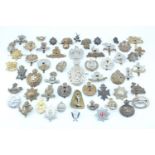 Sundry cap badges etc