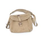 A 1944 British Military webbing signals satchel