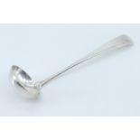 An early 19th Century Scottish silver old English pattern sauce ladle, William Marshall,