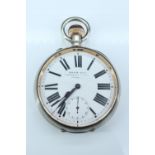 A late Victorian Goliath "pocket" watch by Drew & Sons of Picadilly Circus, London, having a crown-