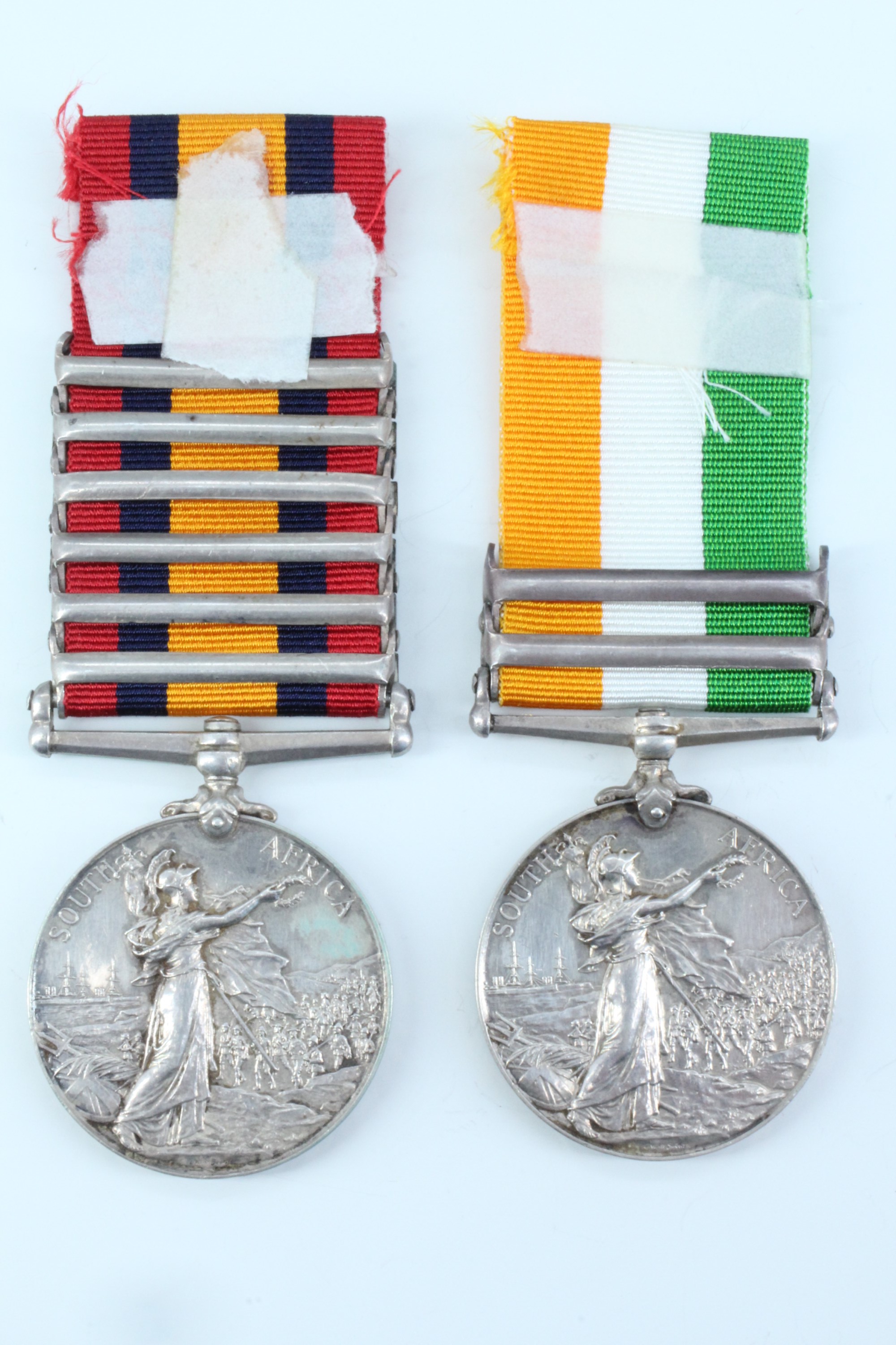 A Queen's South Africa Medal with six clasps, together with a King's South Africa Medal impressed to - Image 2 of 4
