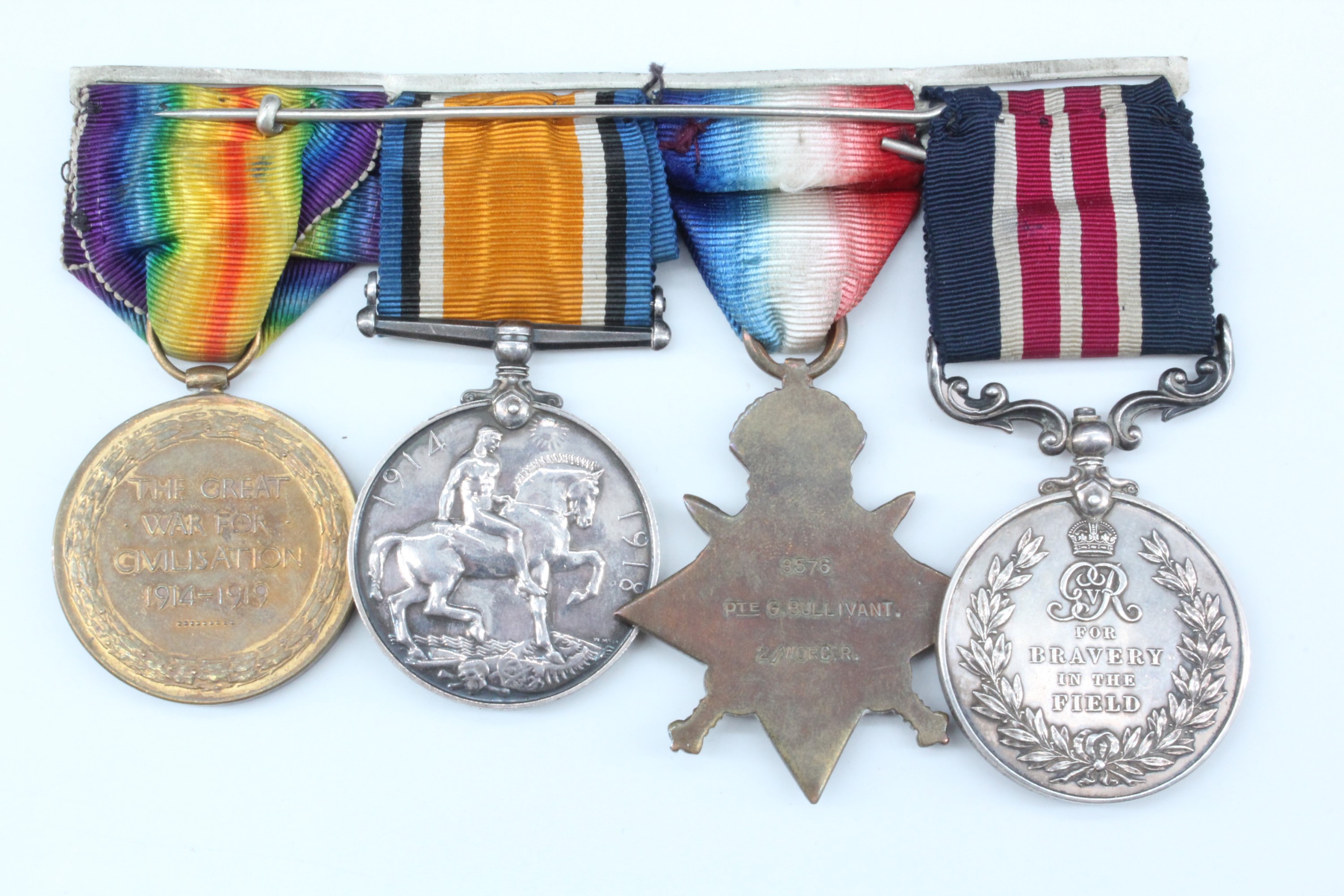 A Great War gallantry medal group comprising Military Medal, 1914 Star, British War and Victory - Image 3 of 16