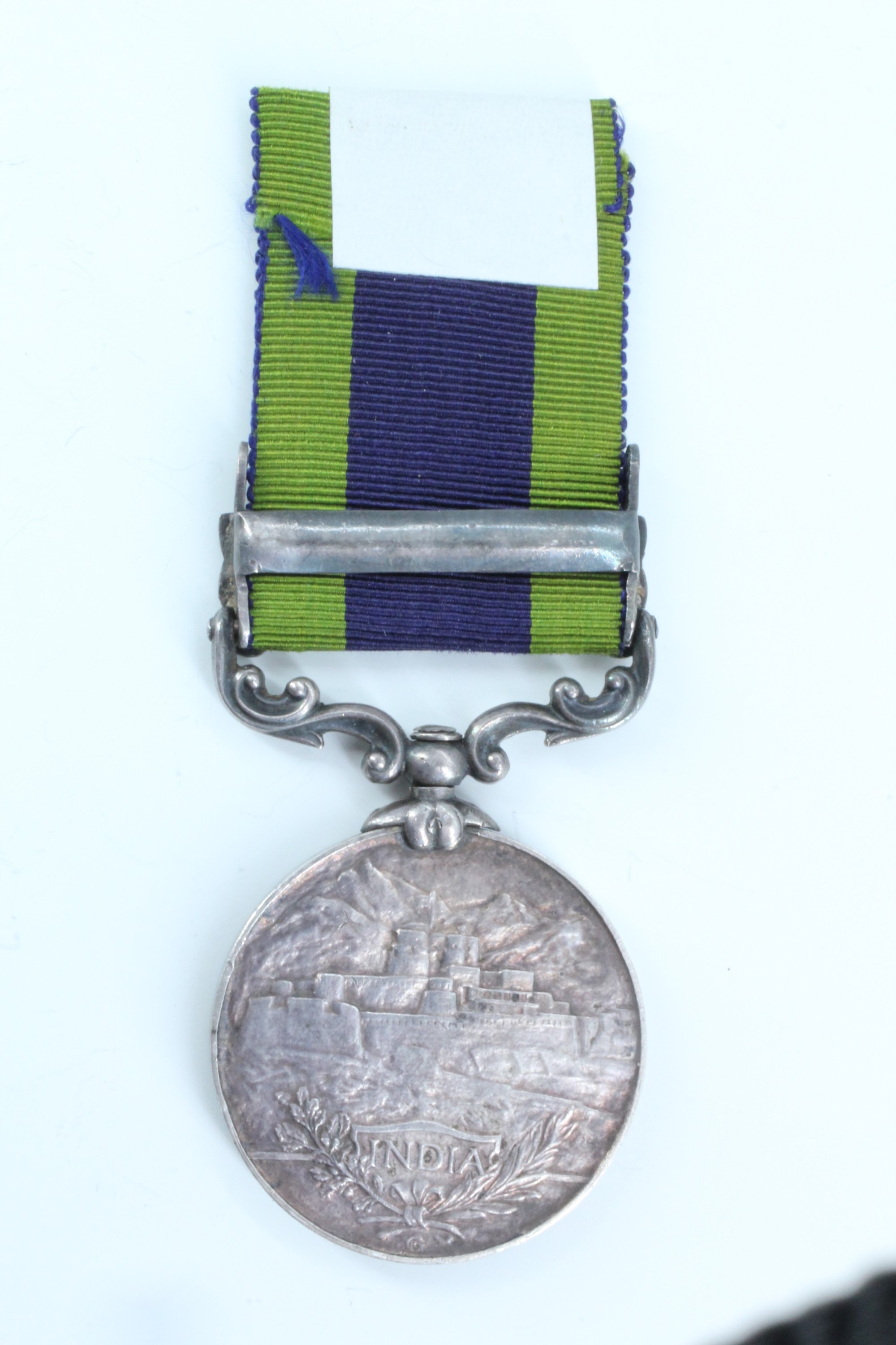 An India General Service Medal with Afghanistan North West Frontier 1919 clasp to 201905 Pte J C - Image 2 of 4