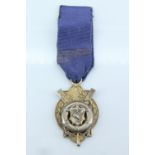 A Victorian Liverpool Shipwreck and Humane Society silver-gilt medal for swimming, engraved "to
