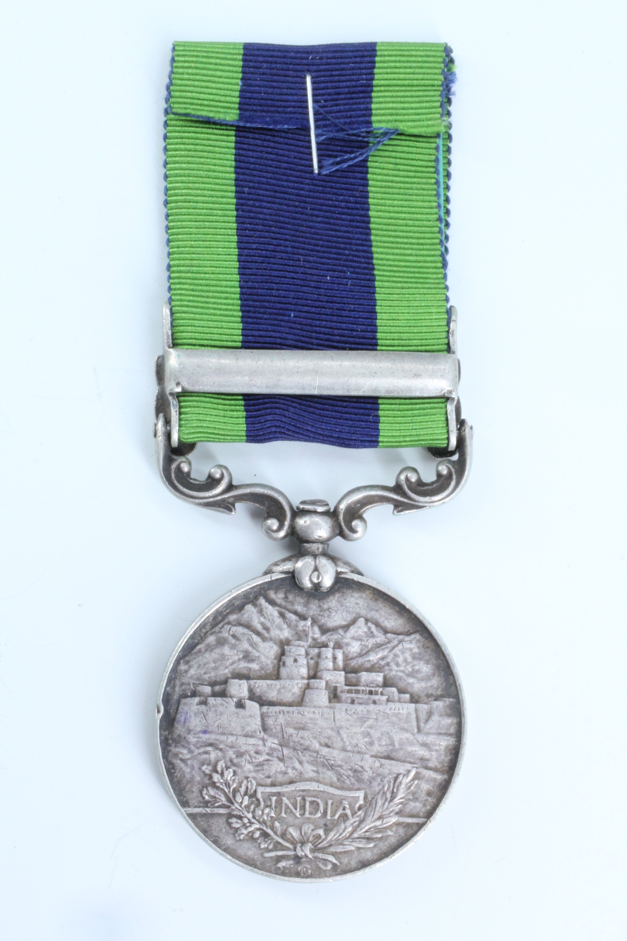 An India General Service Medal with Afghanistan North West Frontier 1919 clasp to 1941 NK Sher Khan, - Image 2 of 4