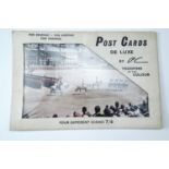 A pack of 'Post Cards De Luxe' by P.C. depicting The Trooping of the Colour, in original carton,
