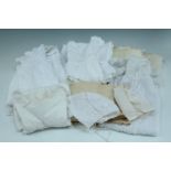 A small quantity of late 19th / early 20th Century infants' clothing including two cotton
