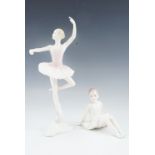 Boxed Worcester Studios "Ballet Class" figurines: "Abigail" and "Sophia"