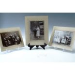 Two personal wedding photographs of Bombardier Ernest Horlock VC, awarded the Victoria Cross for