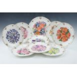 Seven Royal Albert "The Queen Mothers Favourite Flowers" collectors plates, together with another