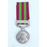 An India General Medal with Punjab Frontier 1897-98 clasp engraved to 5260 Pte W Lilley, 2nd