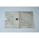 An autograph manuscript letter from John Forbes, 6th Laird of Culloden and officer of Horse