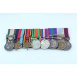 An extensive George VI - QEII campaign service medal group including India General Service Medal