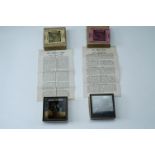 Victorian / Edwardian magic lantern glass slides, "The British Army"