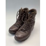 A pair of British Military high liability Defender combat boots, size 9M