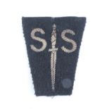 A Second World War No 2 Commando formation sign with provenance to 6896247 Lance Sergeant Maurice