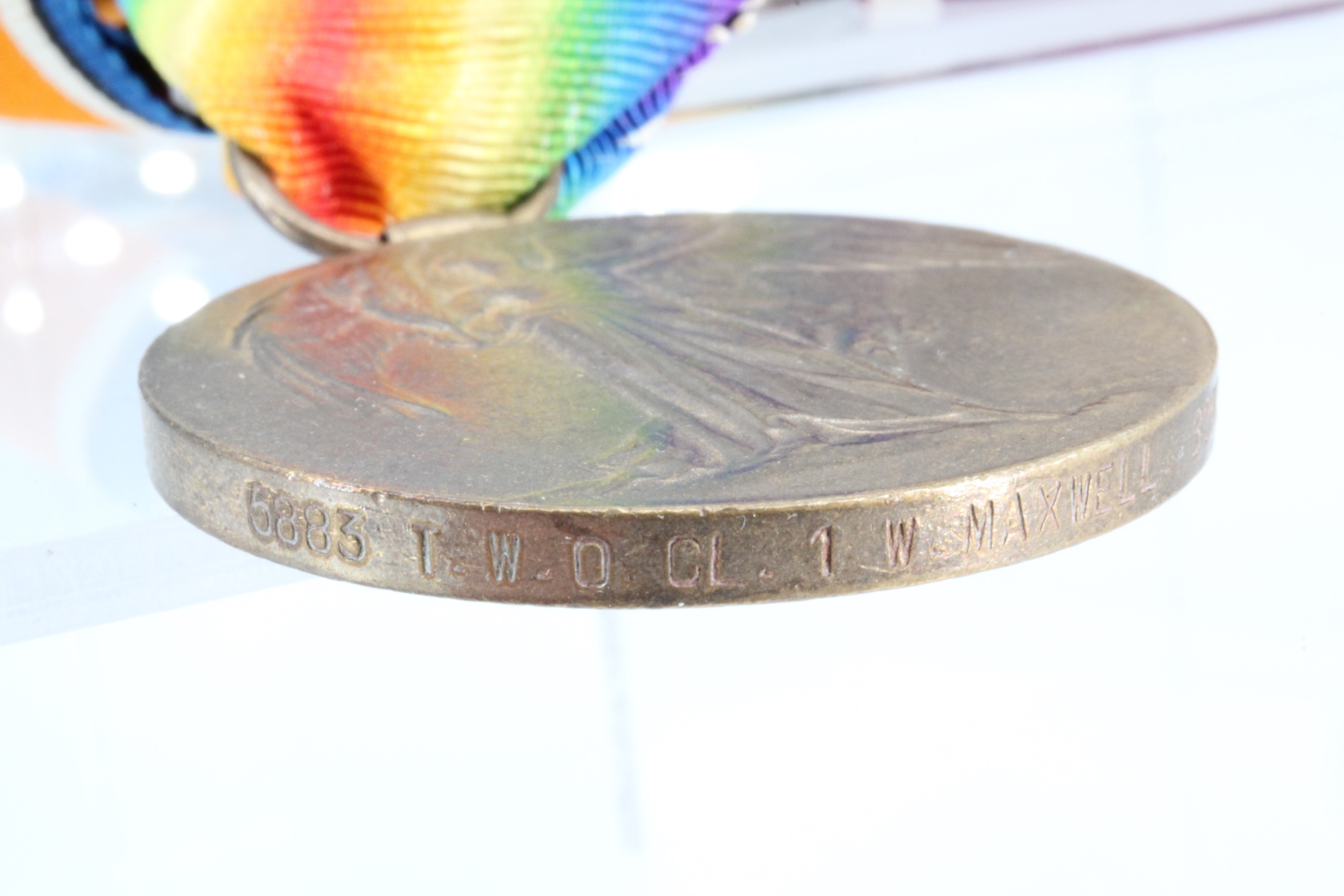 A Boer War and Great War medal group comprising Queen's South Africa Medal with five clasps, King' - Image 23 of 30