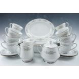 A very extensive Noritake "Melissa" tea and dinner service, 3 cartons