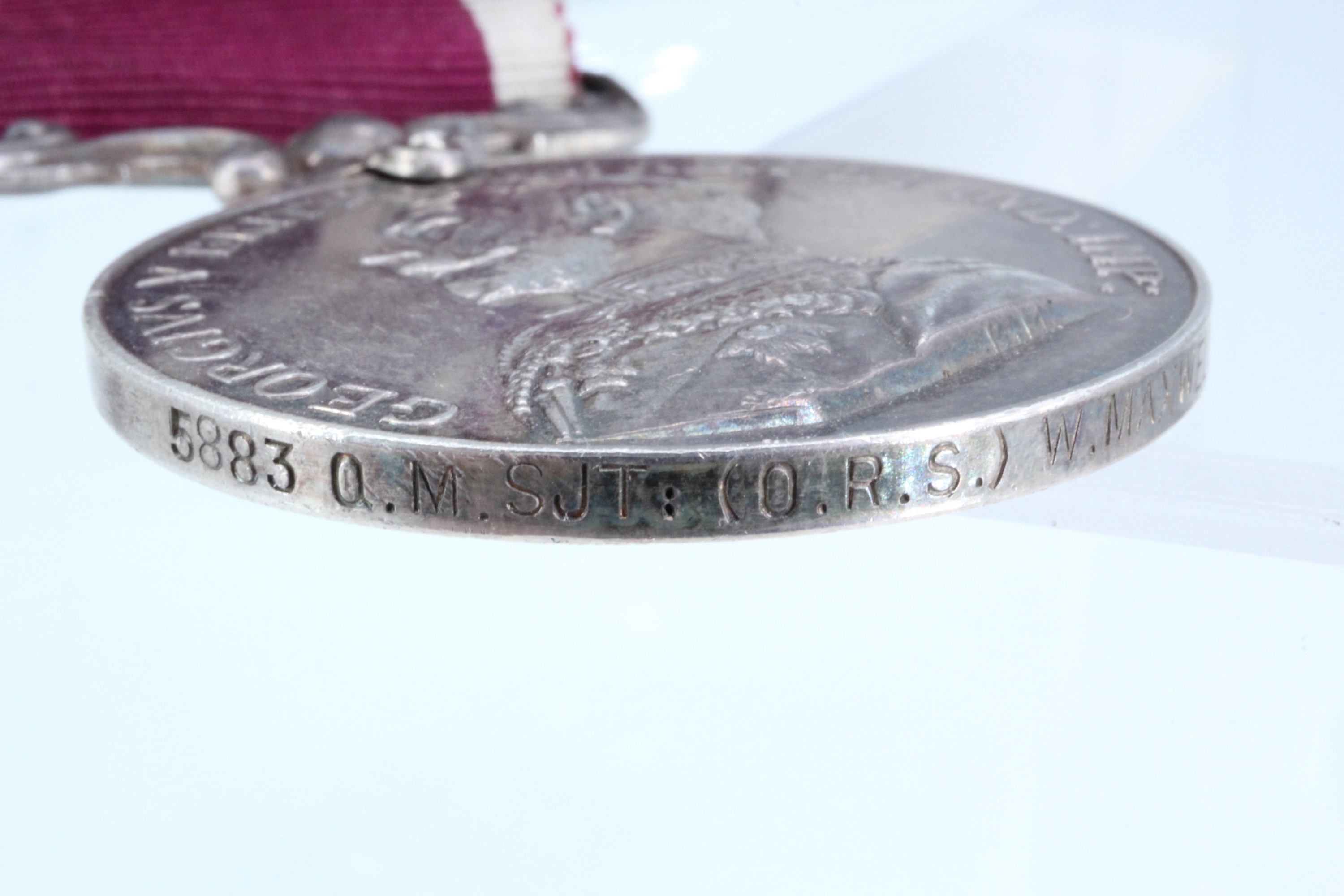 A Boer War and Great War medal group comprising Queen's South Africa Medal with five clasps, King' - Image 16 of 30