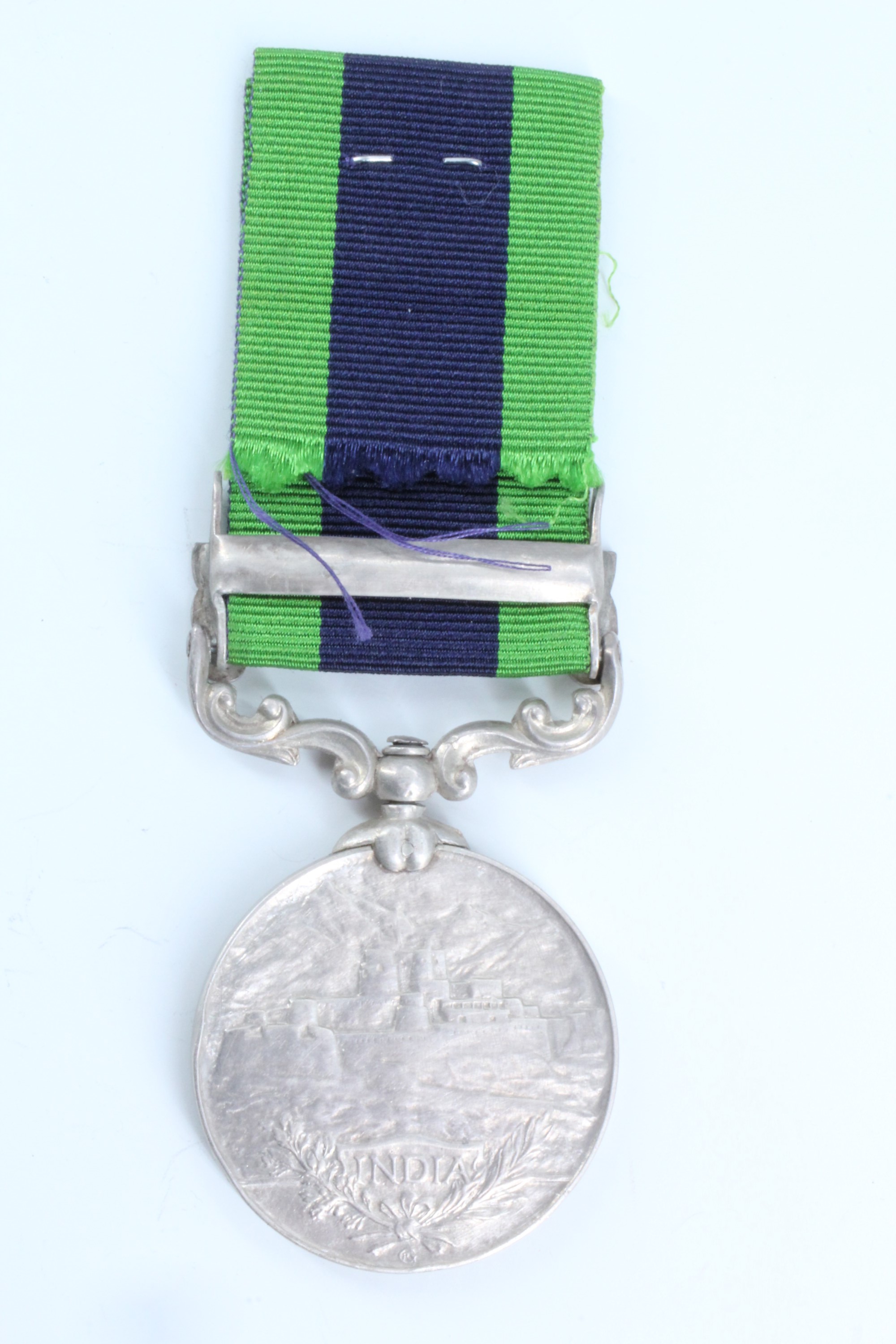 An India General Service Medal with Malabar 1921-22 clasp to 1418444 Gnr W Hunt, Royal Artillery - Image 2 of 4