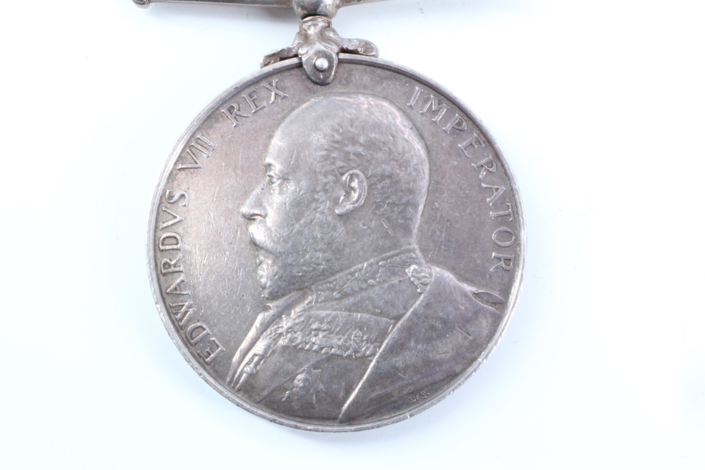 A Boer War and Great War medal group comprising Queen's South Africa Medal with five clasps, King' - Image 6 of 30