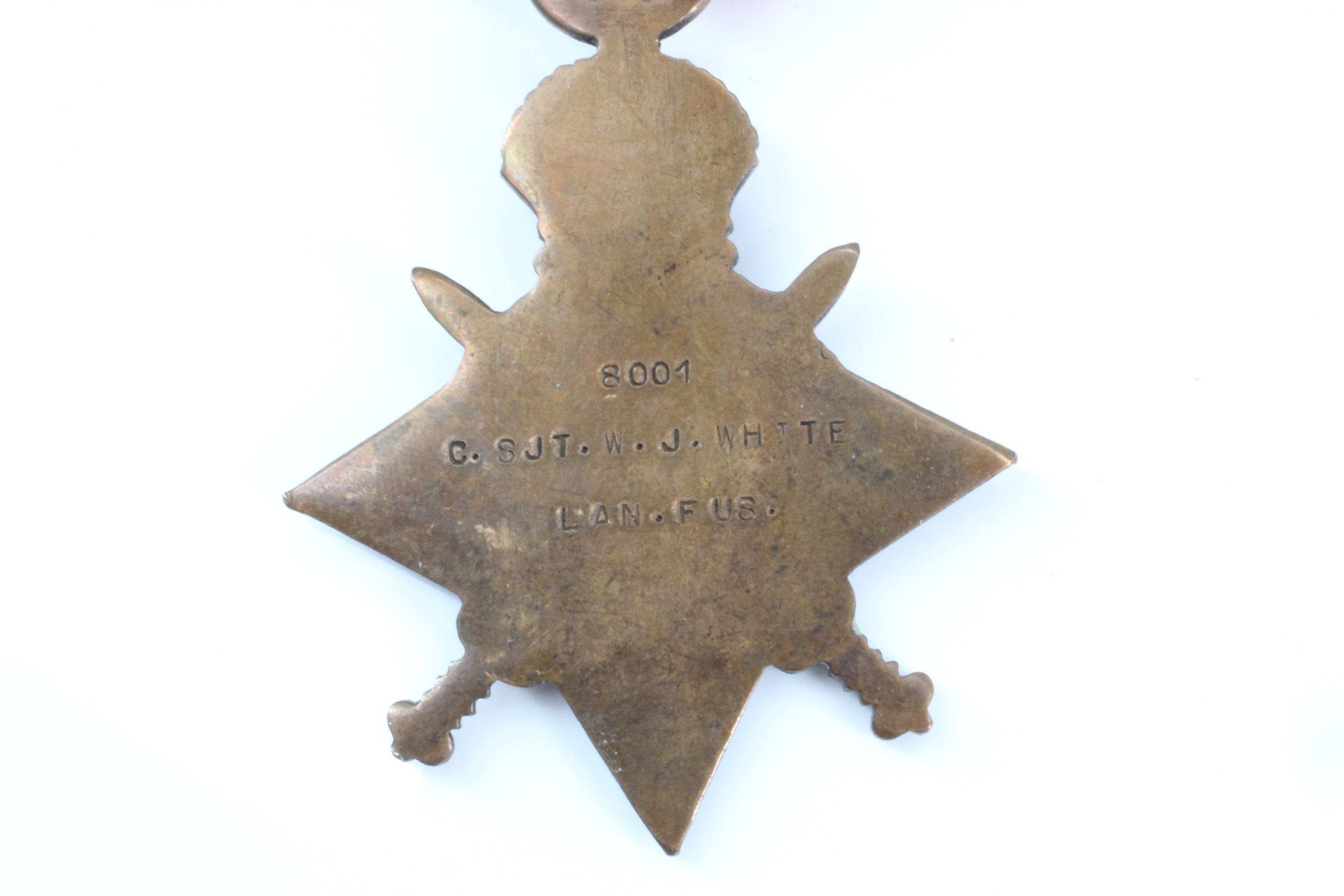 A Victorian and Great War campaign medal group comprising India General Service medal with - Image 10 of 16